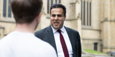 Wakefield’s real local candidate Nadeem Ahmed.